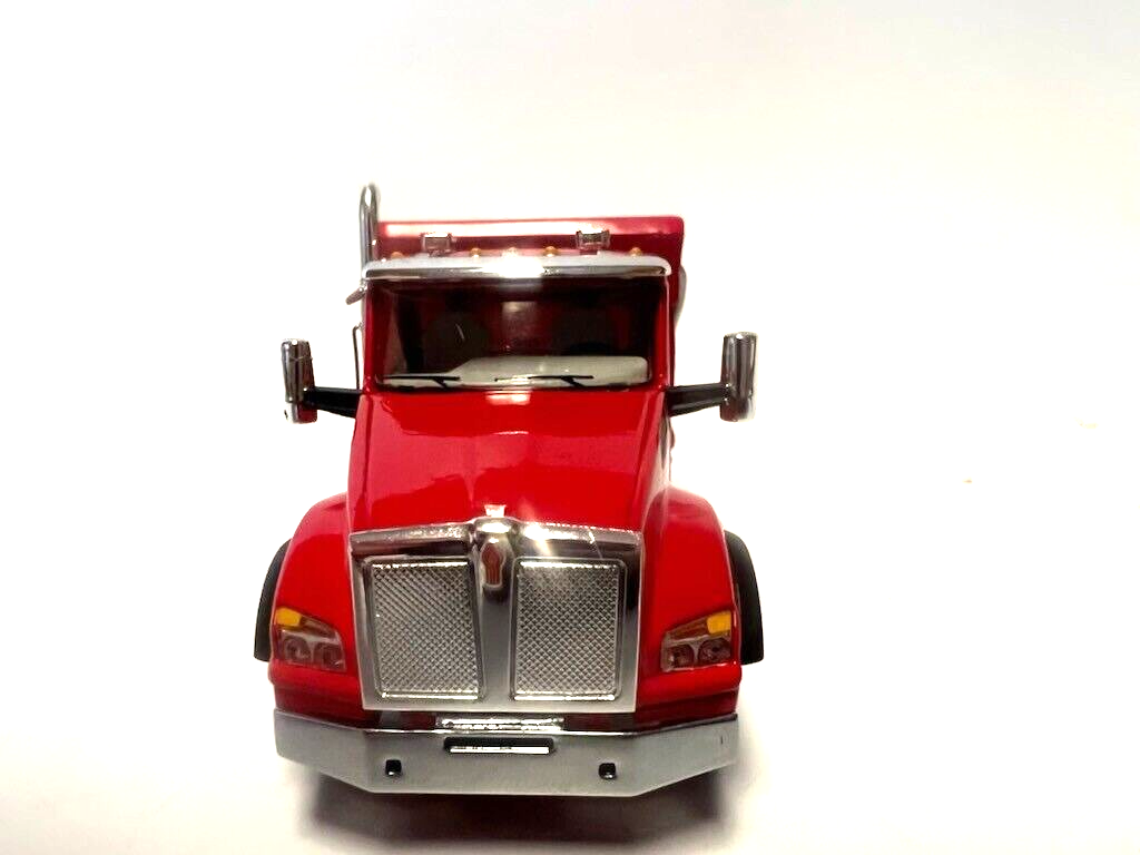 DCP / FIRST GEAR 1/64 SCALE T-880 KENWORTH QUAD AXLE DUMP TRUCK, RED