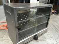 COMMERCIAL CATERING KITCHEN LPG GAS PIE WARMER CABINET FAST FOOD TAKE AWAY RESTAURANT SHOP KITCHEN 