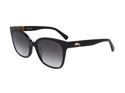 Pre-owned Longchamp Brand  Sunglasses Lo657s 42812 001 Black Gray Genuine Woman