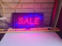 Light up neon sale sign
