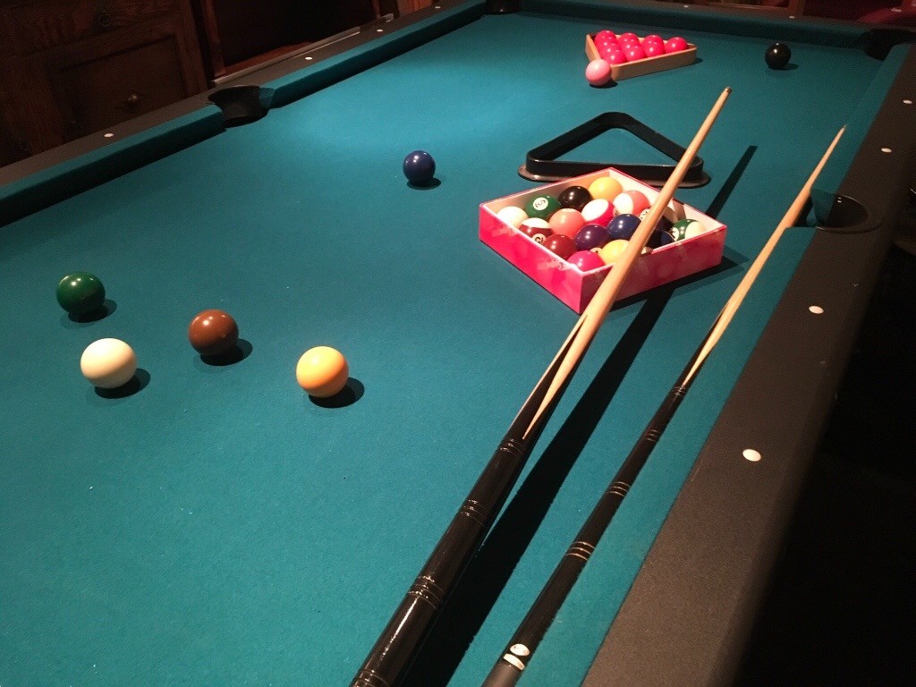 new full size pool table