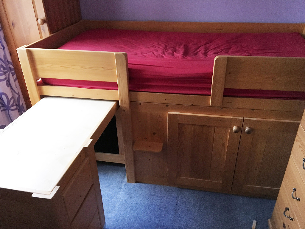 Bunk Bed with pull out Desk/Drawers and Storage Cupboard in Adel, West Yorkshire Gumtree