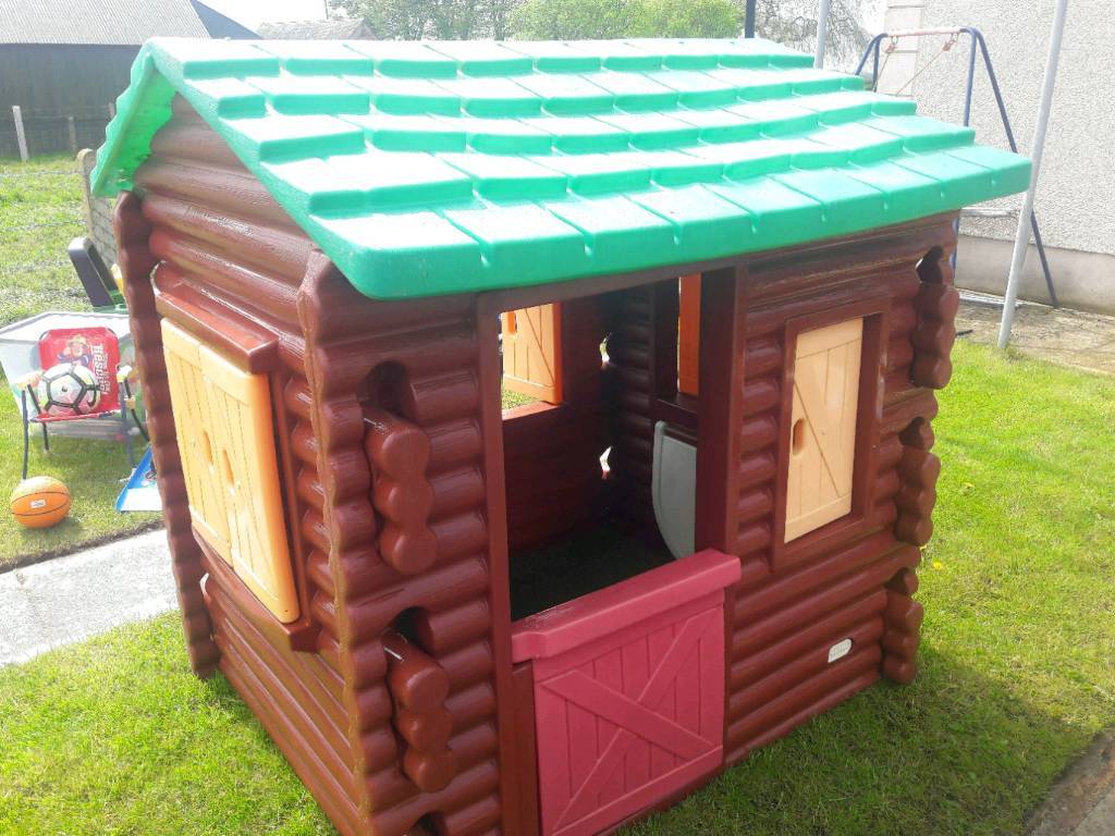 Little Tikes Log Playhouse - Casitas y cabañas | Little tikes log cabin, Little tikes