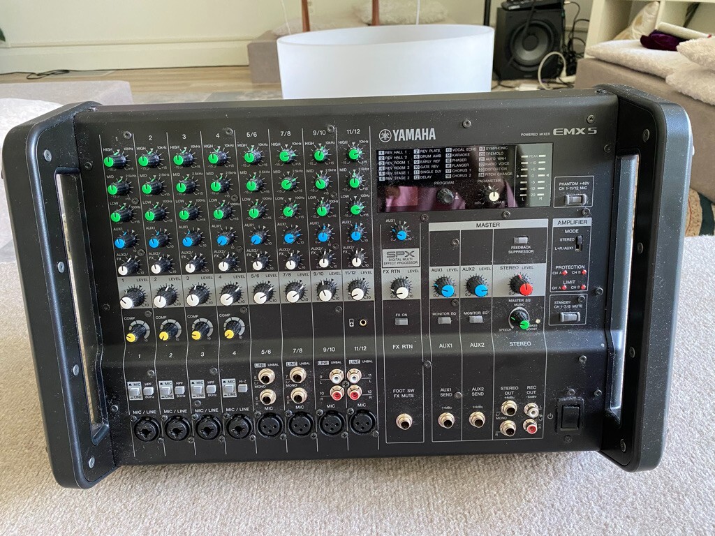 【極美品】YAMAHA パワードミキサー EMX5 YAMAHA EMX5 パワードミキサー | サンフォニックス