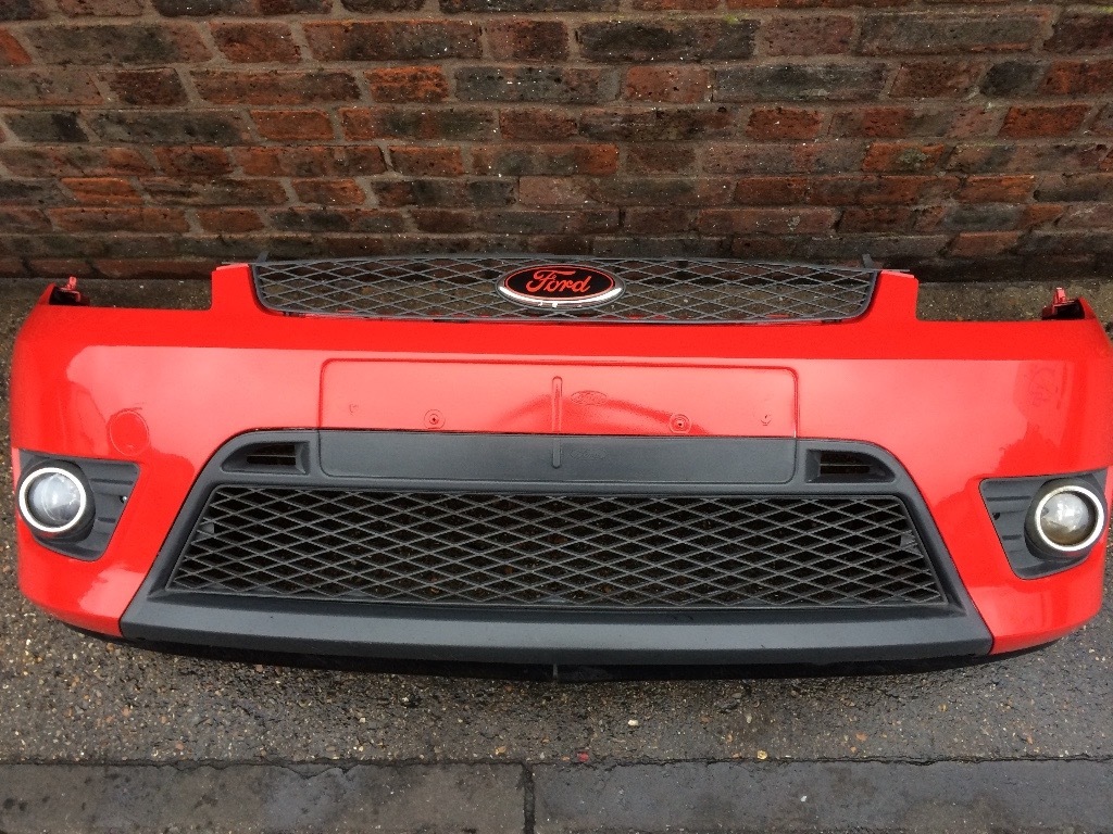 Ford Fiesta ST / Zetec S FRONT BUMPER Colorado Red (02 08) Breaking Spares grille mk6 in