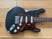 Squier Strat / Stratocaster (Yako Factory) - Relic finish with Mods