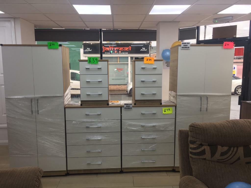 Full Wardrobes Chests And Bedside Set In Crewe