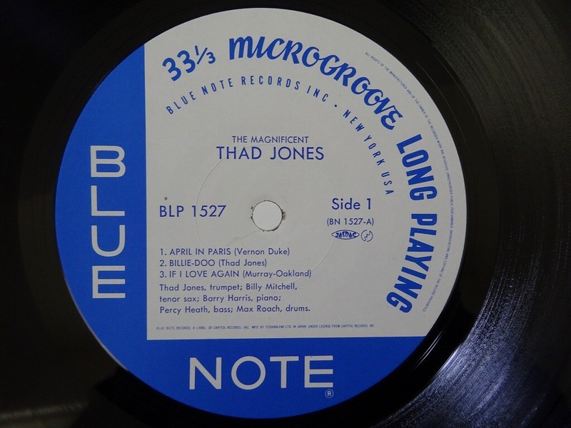 シ*ン様 THE MAGNIFICENT THAD JONES BLP 1527 JAPAN Thad Jones ‎– The Magnificent Thad Jones 1983 NEAR