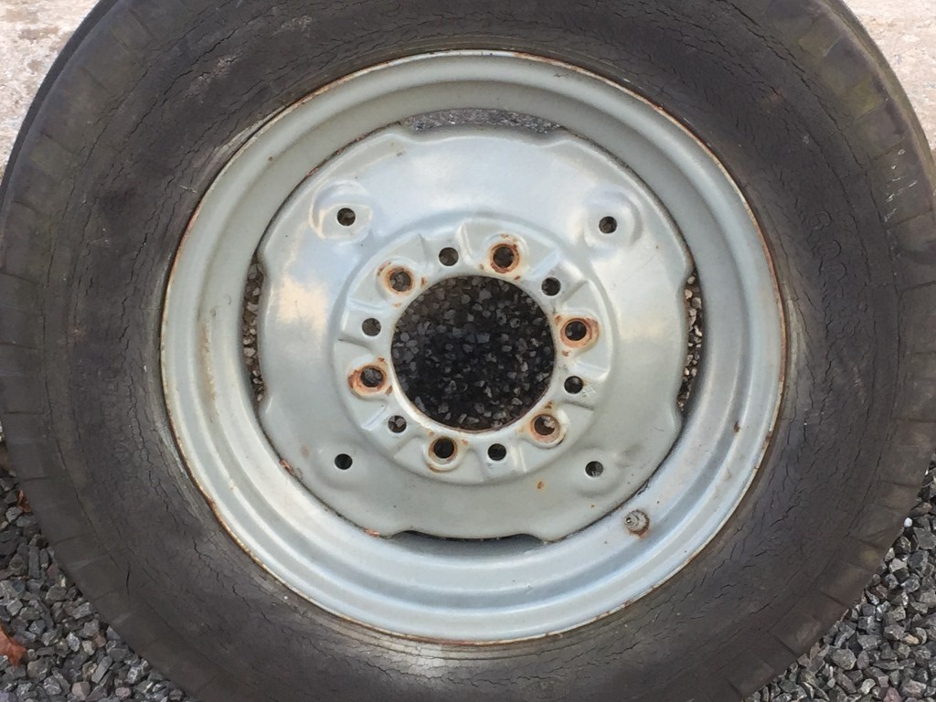 MASSEY FERGUSON TRACTOR FRONT WHEELS, Fits a 35 or a 135, original