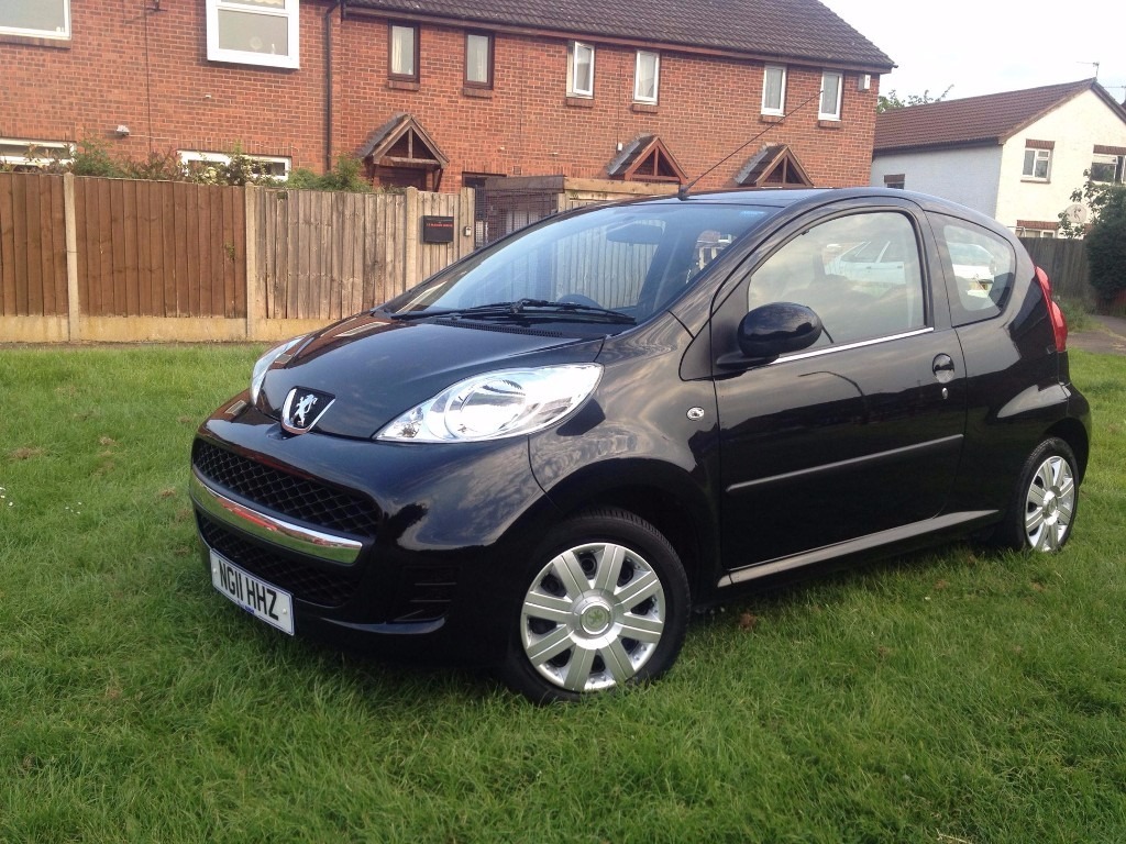 Peugeot 107, 2011, Black, 3Door, Automatic, 1.0 Petrol, 58k, Full