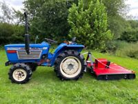 ISEKI TU1700 4WD Compact Tractor & NEW Topper Mower *** WATCH VIDEO *** ** 440 HOURS