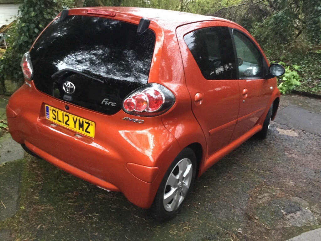 2012ToyotaAYGO1067bhpAYGOFire5DR12REGPetrol NIL ZERO Road