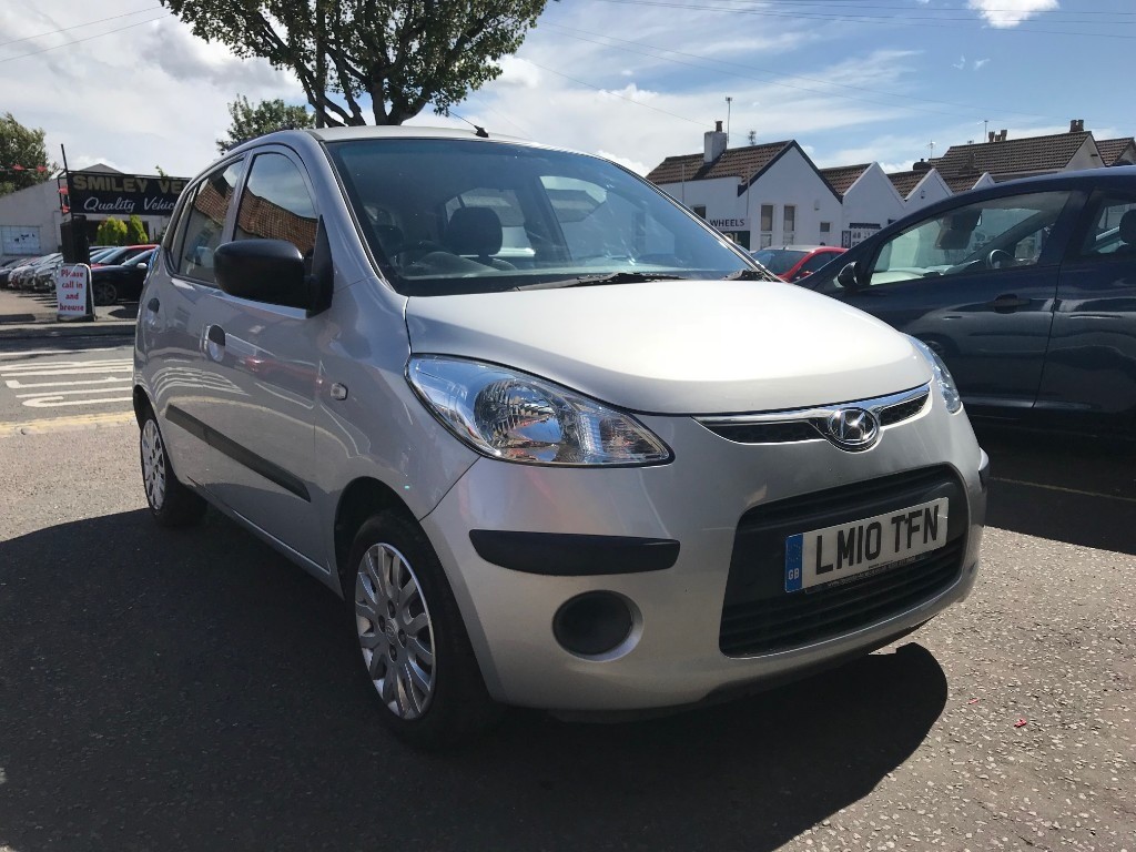 Hyundai I10 Silver 1.2 Petrol Manual 5 Door Hatchback 2010 Incredible