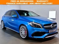 2015 65 MERCEDES-BENZ A-CLASS 2.0 A45 AMG (PREMIUM) HATCHBACK 5DR PETROL SPDS DC