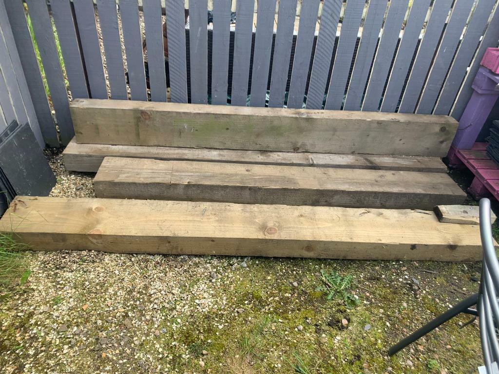 Timber sleepers for sale 12 in total in Kirkcaldy, Fife Gumtree
