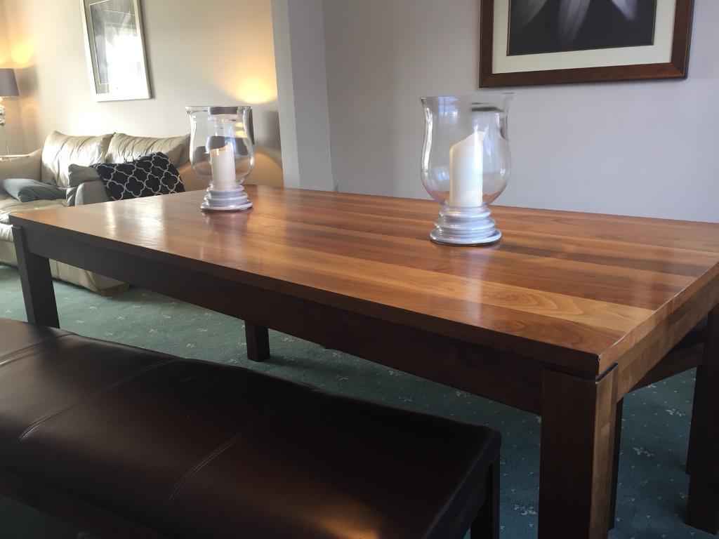 John Lewis Dining Table With 2 Matching Benches In Cheadle