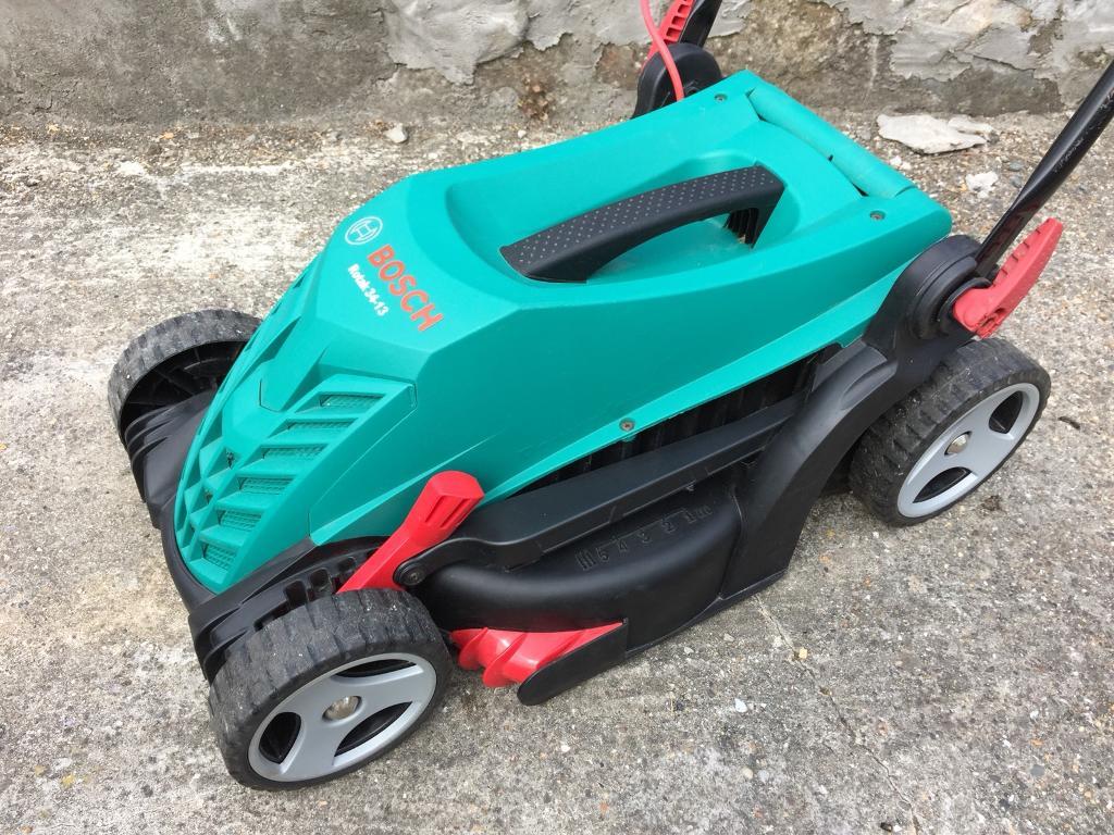 Bosch Rotak 3413 lawnmower with grass box in Barnstaple, Devon Gumtree