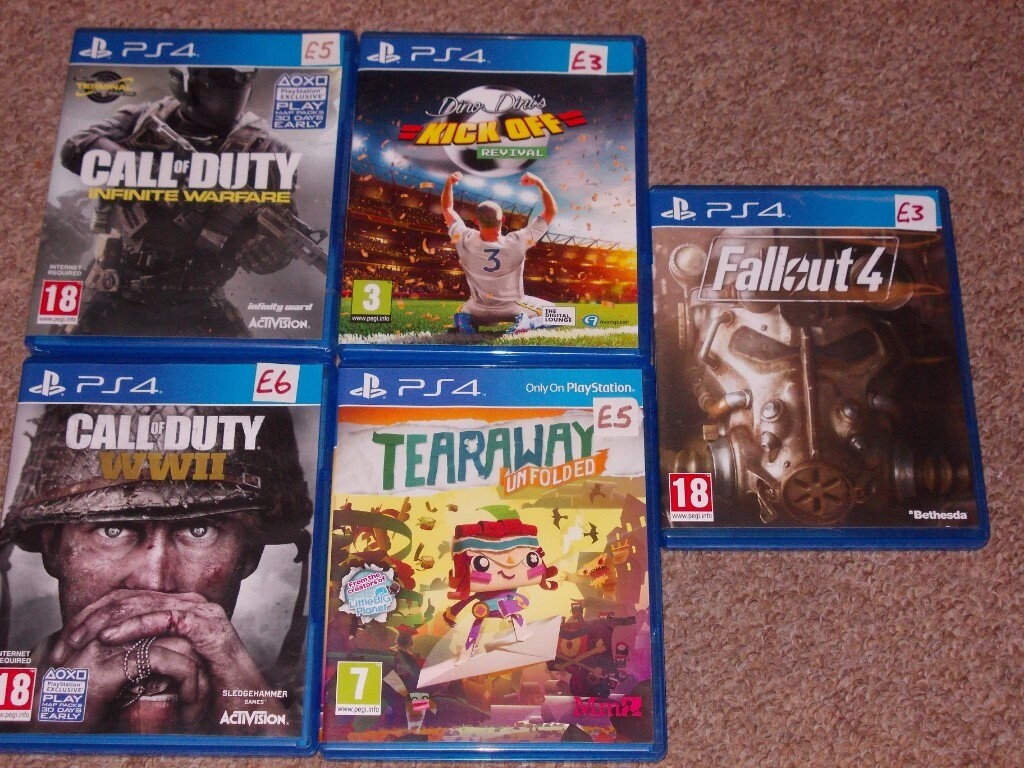 PLAYSTATION 4 GAMES in Great Yarmouth, Norfolk Gumtree