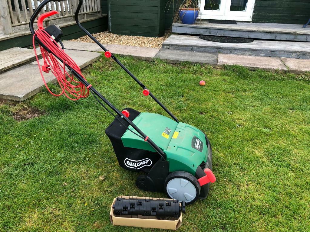 Qualcast scarifier lawn rake garden mower in Lanark, South