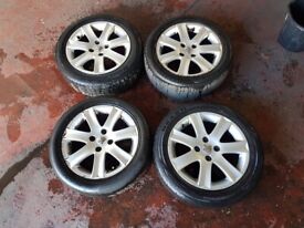 image for Peugeot 207 16 inch alloy wheels, 4 stud may fit others..citroens etc