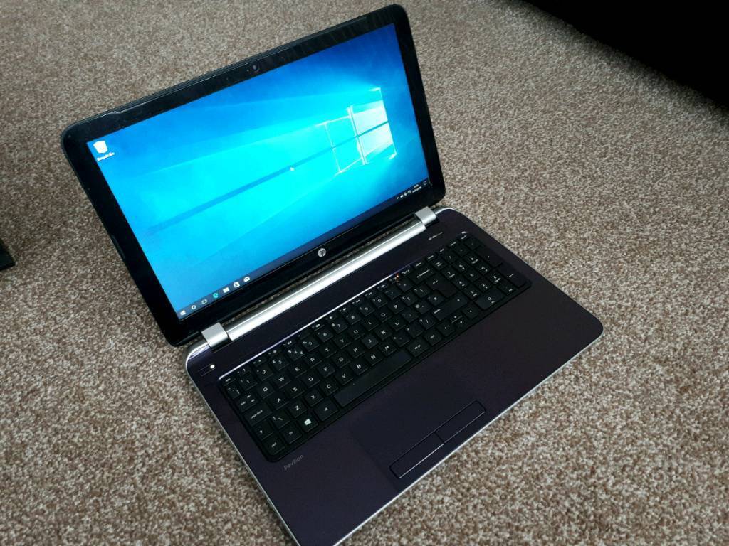 Hp pavilion sleekbook laptop  portable  15 inch windows 10 