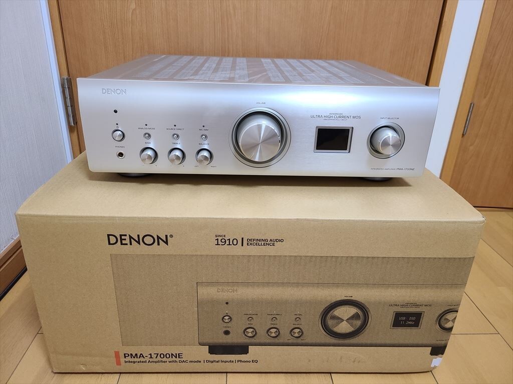 DENON PMA-1700NE シルバー アンプ 2024年製 日本のアンプもここまできた。デノン「PMA-1700NE」が“超