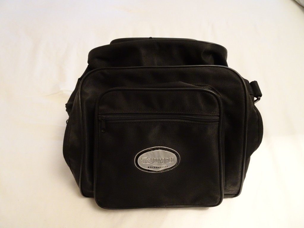 GENUINE TRIUMPH MOTORCYCLE PILLION SEAT HELMET/LUGGAGE BAG in Dalgety Bay, Fife Gumtree