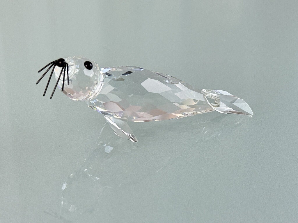 Swarovski Figurine 622939 Large Orca Whale 10cm. Excellent