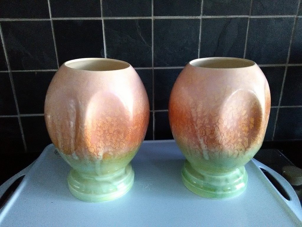 2 X Art Deco Sylvac Vases In Sheerness Kent Gumtree