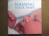 Naming Your Baby Hardback Book in Full Colour With Illustrations for £2.00