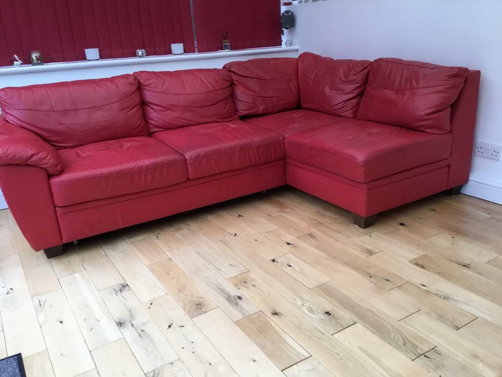 red double sofa bed