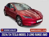 2024 Tesla Model 3 Long Range AWD 4dr Auto SALOON Electric Automatic