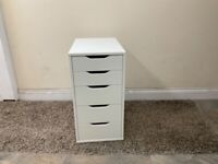 White office drawers 
