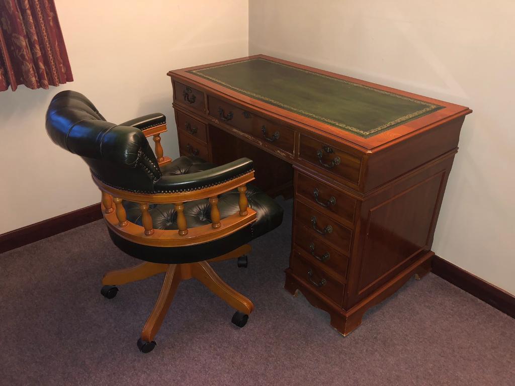 Writing Desk & Captains Chair in Kings Lynn, Norfolk Gumtree