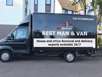 Man and van,house and office move experts