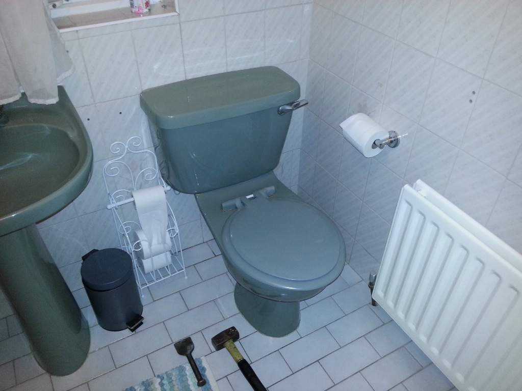 Armitage Shanks Wild Sage Bathroom Suite, Toilet, Sink, Bath, Green