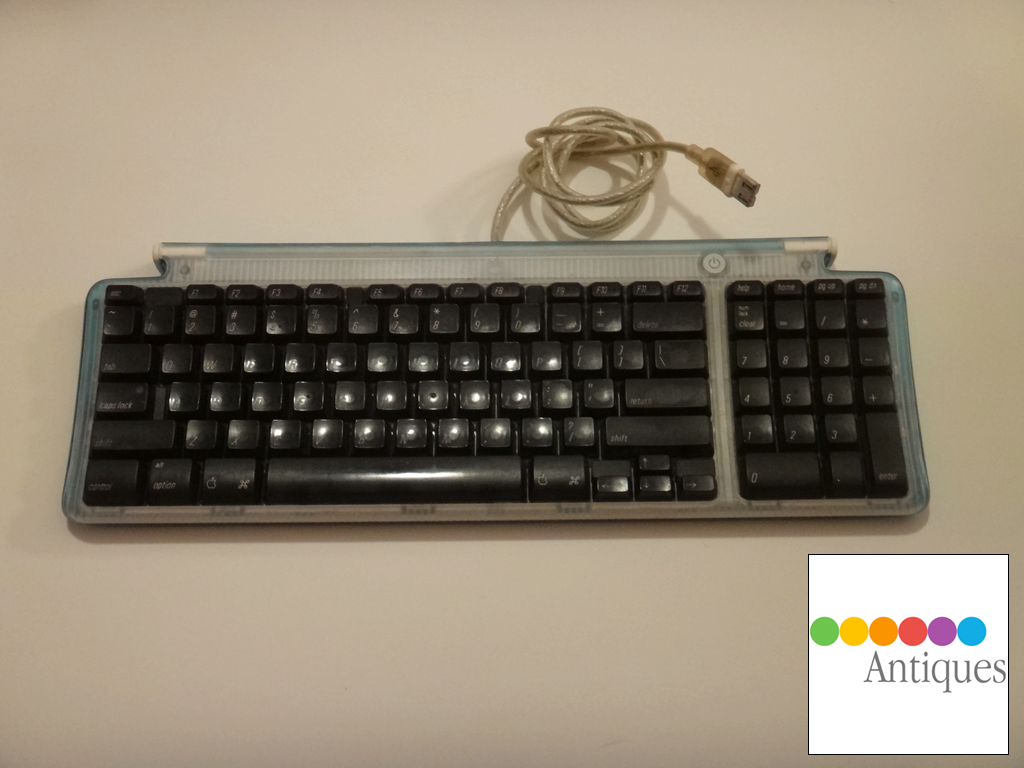 Apple USB Keyboard for Clear Blueberry iMac Power Mac G3 G4 Apple USB Keyboard for Clear Blueberry iMac Power Mac G3 G4