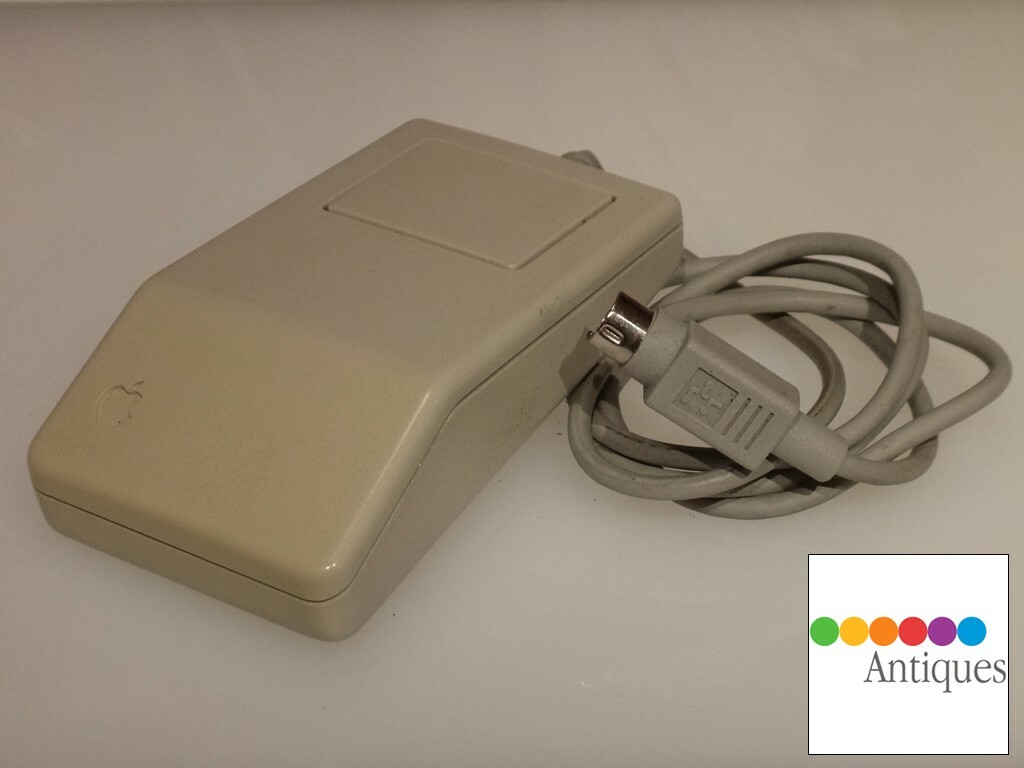 Apple Desktop Bus Mouse アップル 角マウス Apple Desktop Bus Mouse I ADB Beige Vintage for Macintosh