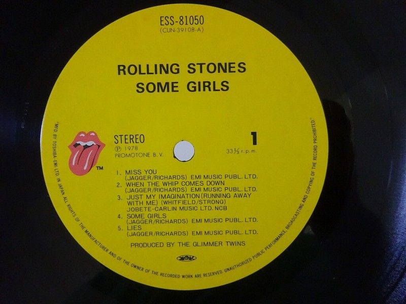 The Rolling Stones Some Girls Rolling Stones Records ESS