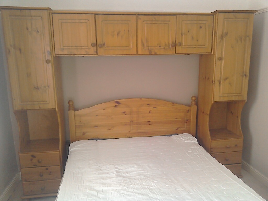 Overbed Fitment Bedside Unit And Overbed Storage Cupboards