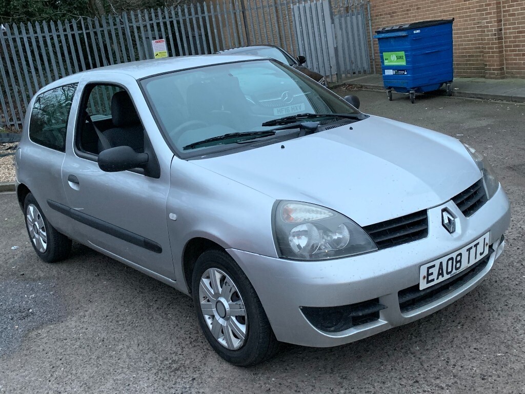 2008 RENAULT CLIO 1.2 CAMPUS PETROL MANUAL 3 DOOR HATCHBACK 5 SEAT CHEAP  INSURANCE N CORSA FIESTA KA