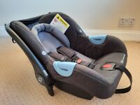 Kinderkraft Mink Newborn Car Seat (RRP £89.99) – LIKE NEW, BARELY USED, WASHED and DESINFECTED