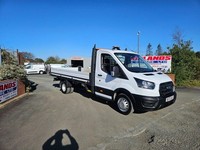 2022 ON 72 PLATE FORD TRANSIT 350 LEADER TDCI 130 LWB DROPSIDE PICKUP 71K ULEZ 