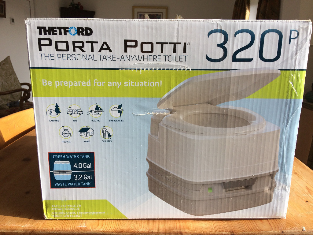 Thetford Porta-potti, used on one occasion, spotless like new in ...
