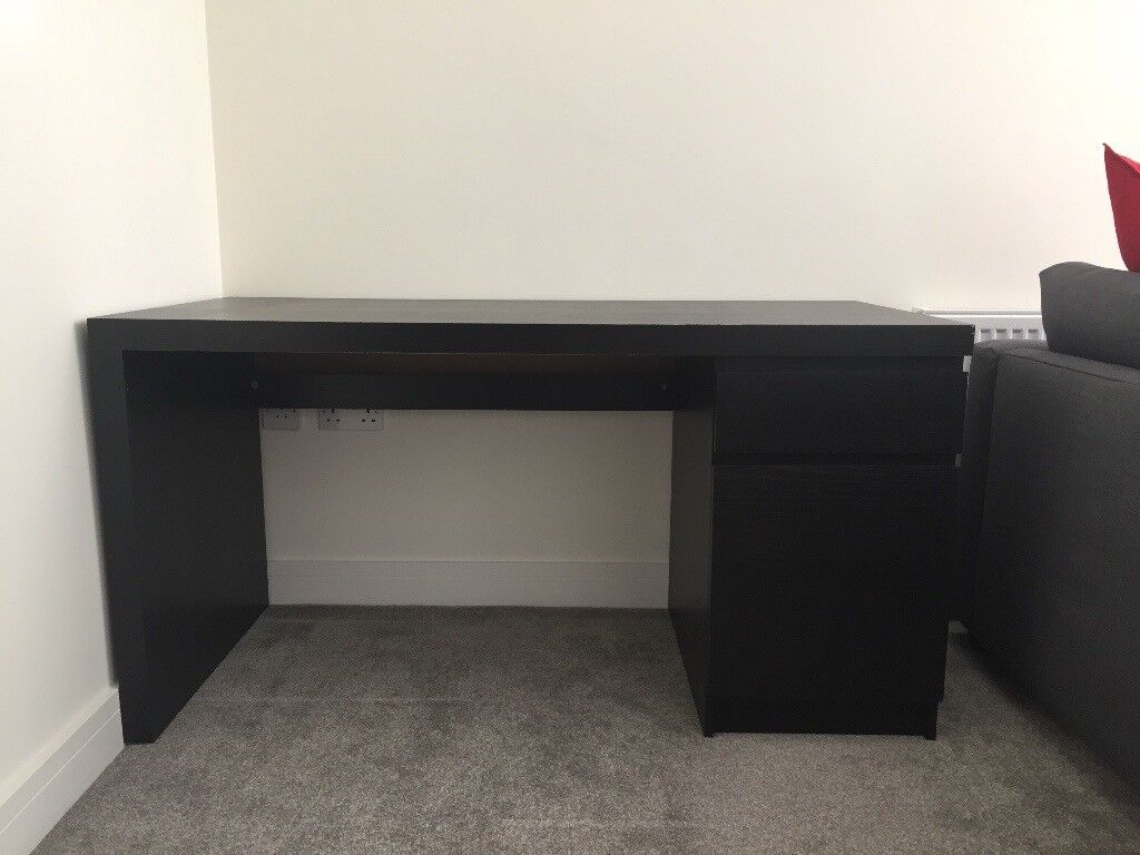 Ikea Malm Desk Black Brown In Harbourside Bristol Gumtree