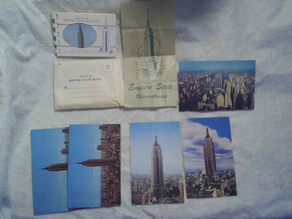 Lot Of ７Souvenir  Empire State Building 9 Inch Empire State Building Souvenir Statues from New York