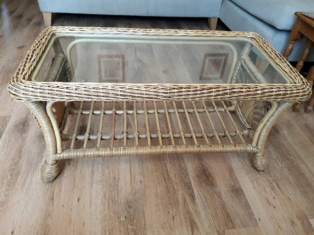 Vintage Cane Coffee Table in Norwich, Norfolk Gumtree