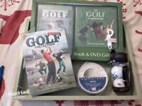 Golf Gift Set + DVD Collections + Golf Coasters + Mini Golf Set