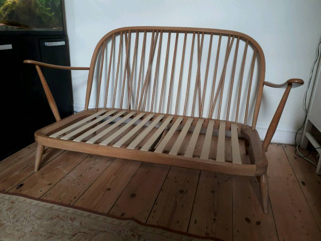  Ercol 2 seater sofa vintage 1960s mid-century classic 