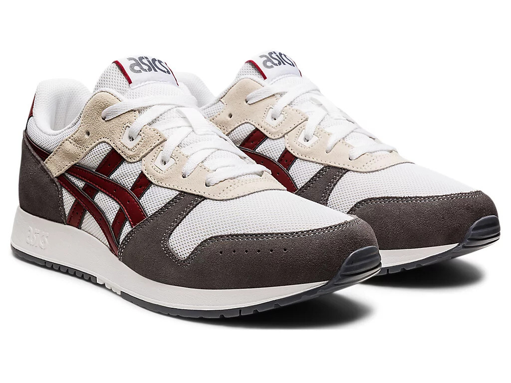 

Asics LYTE CLASSIC Mens White/Beet Juice 1201A477-101 Повседневные комфортные кроссовки, ASICS Lyte Classic